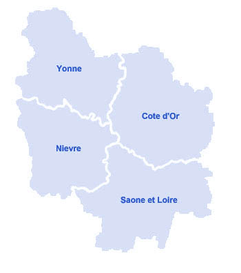 Carte de Bourgogne